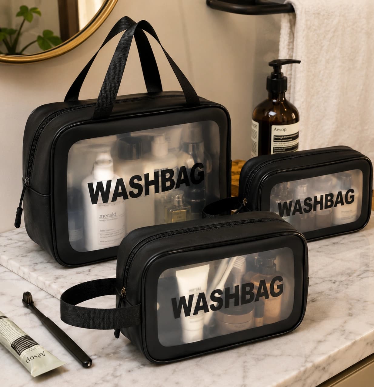 Toiletry Bag Set 3*1